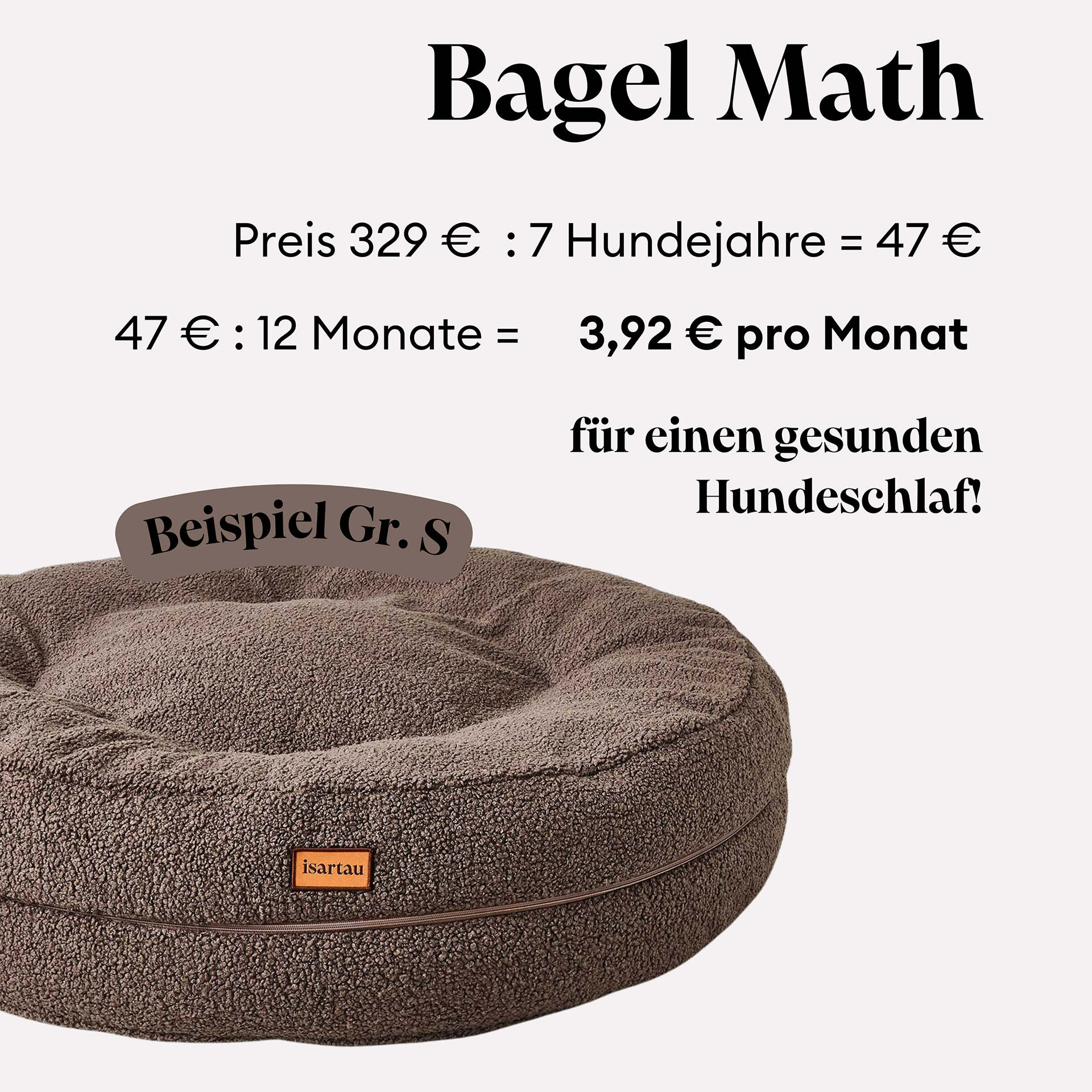 Ein isartau Hundebett ist jeden Cent wert!
