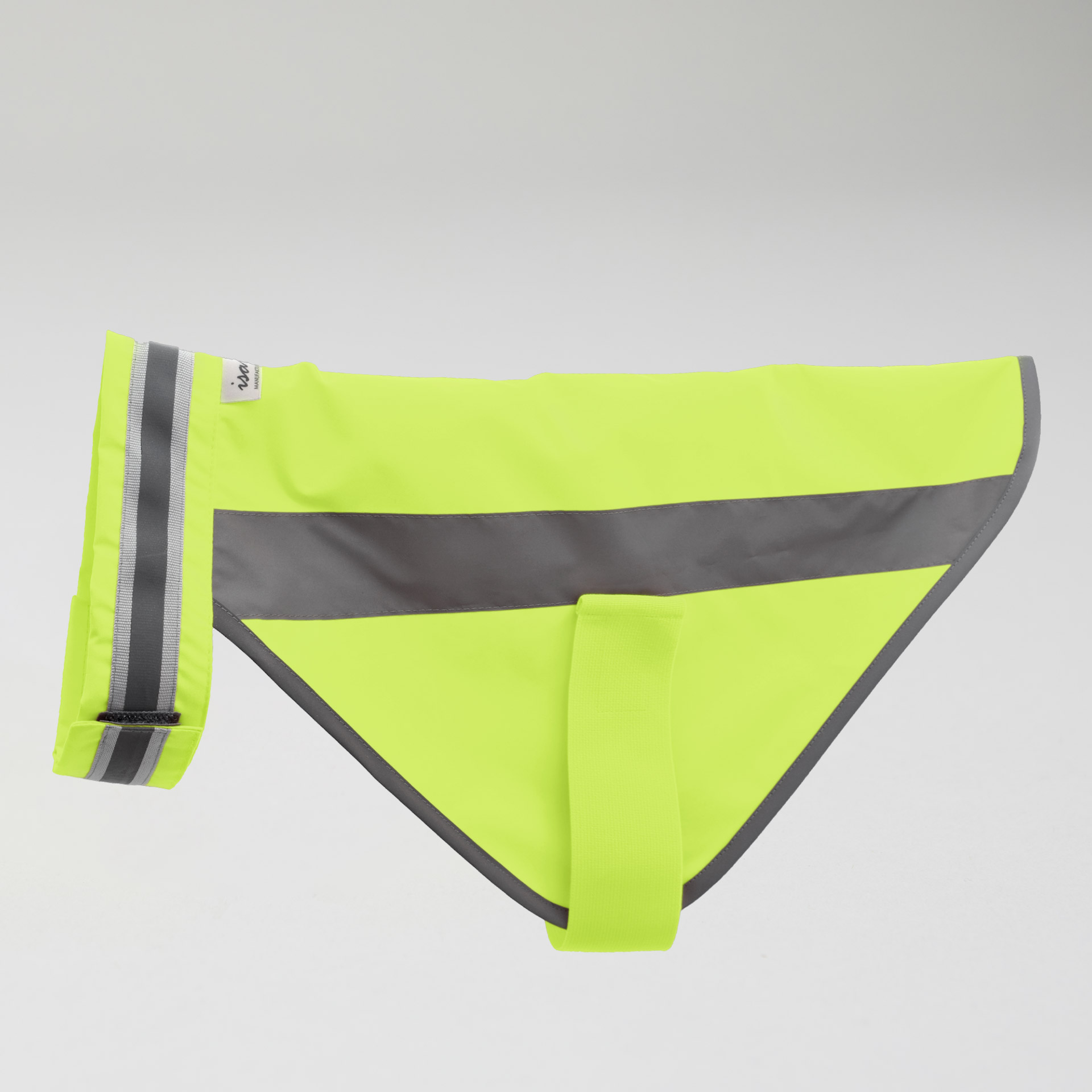 Neongelbe Warnweste mit Klettverschluss