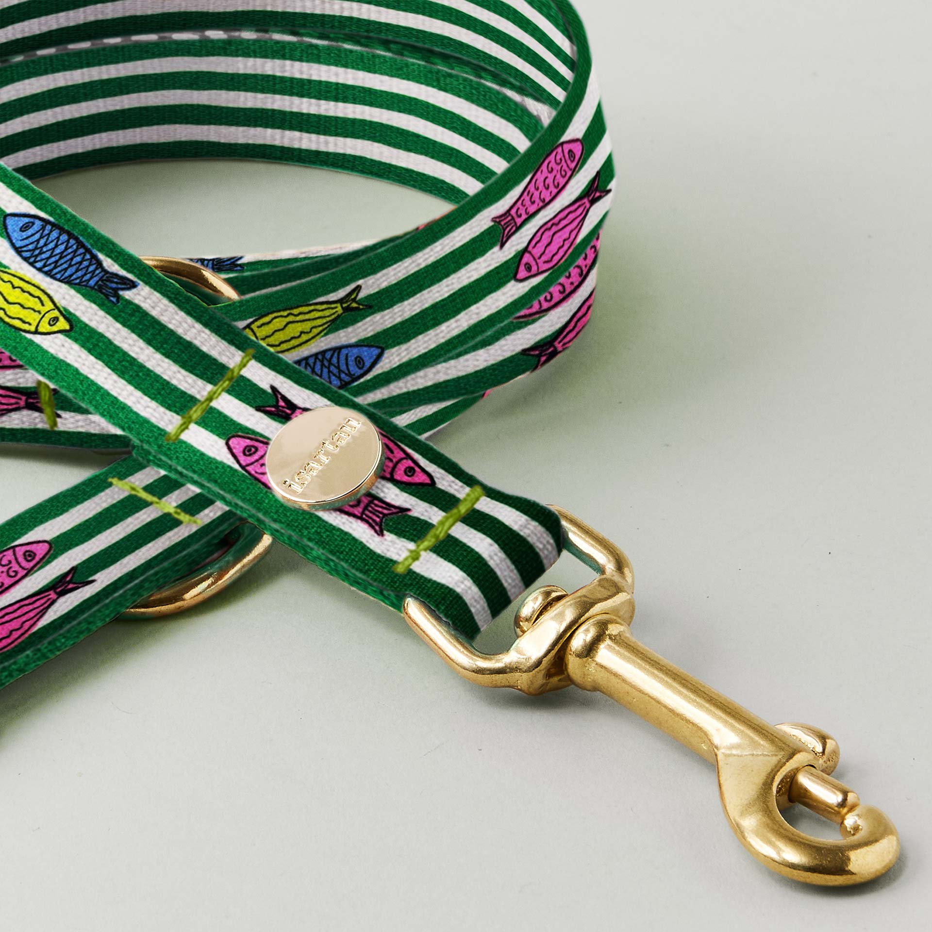 Detailaufnahme Bolzenkarabiner, Designerleine SALTY