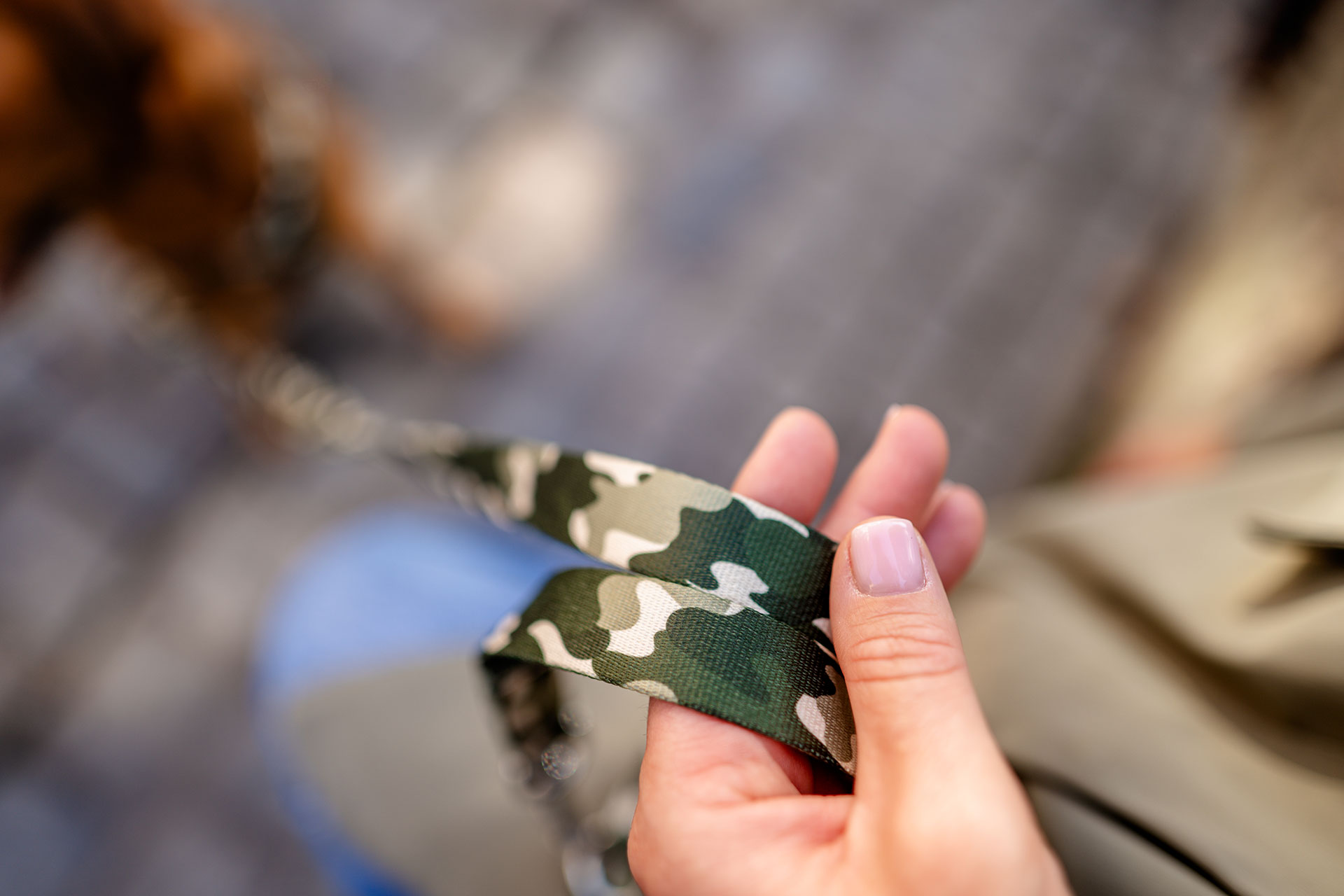 Hundeleine in Camouflage Stil