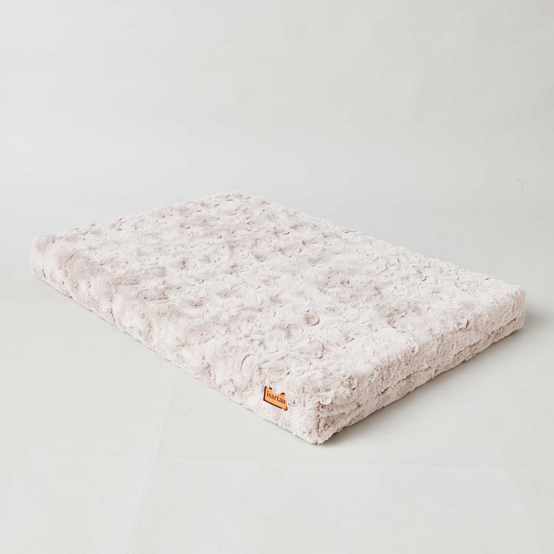 Hundematte eckig, Ortho, Fell BEIGE