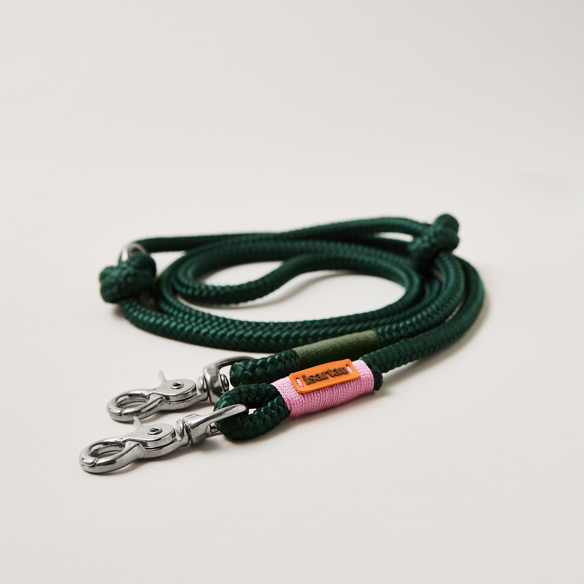 Tauleine Evergreen ROSE-GRÜN, 250 cm (Umhängeleine)